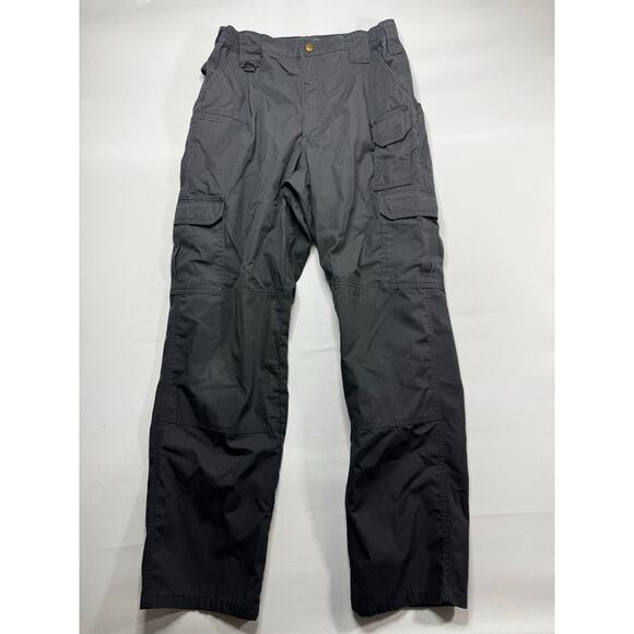 5.11 Tactical Men's Gray Stretch Waist Cargo Work Pants - Size 32x32 (32x31) - Picture 1 of 4